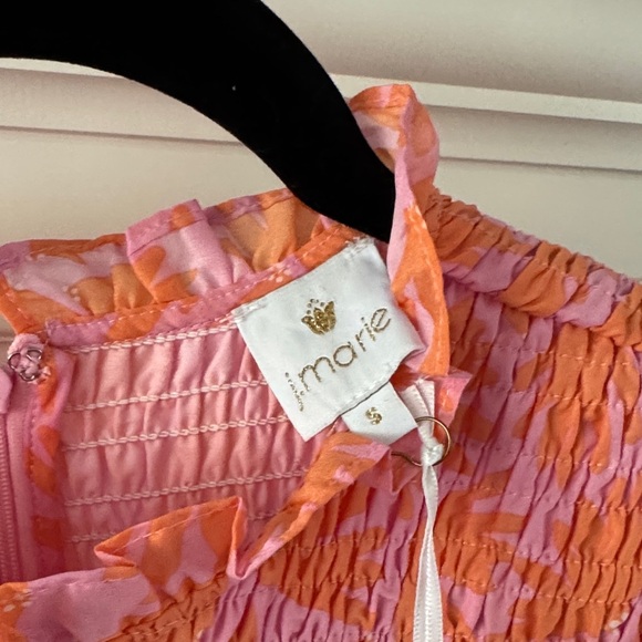 J.Marie Vibrant Pink Ruffle Sleeve Mini Dress - Picture 4 of 11